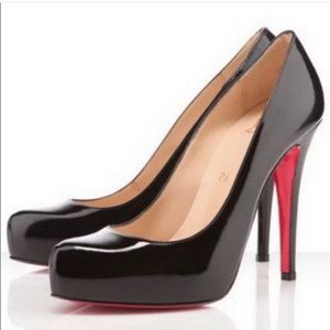 [Christian Louboutin] Rolando 120 Patent Leather High Heel Pumps